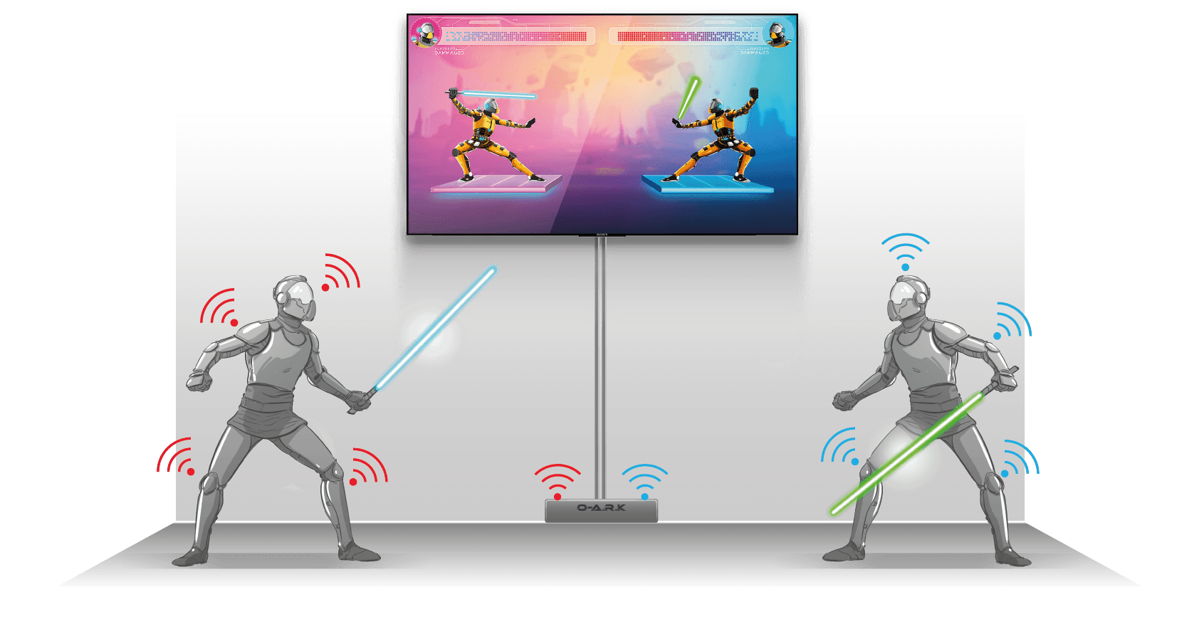 O.A.R.K, combat immersif connecté